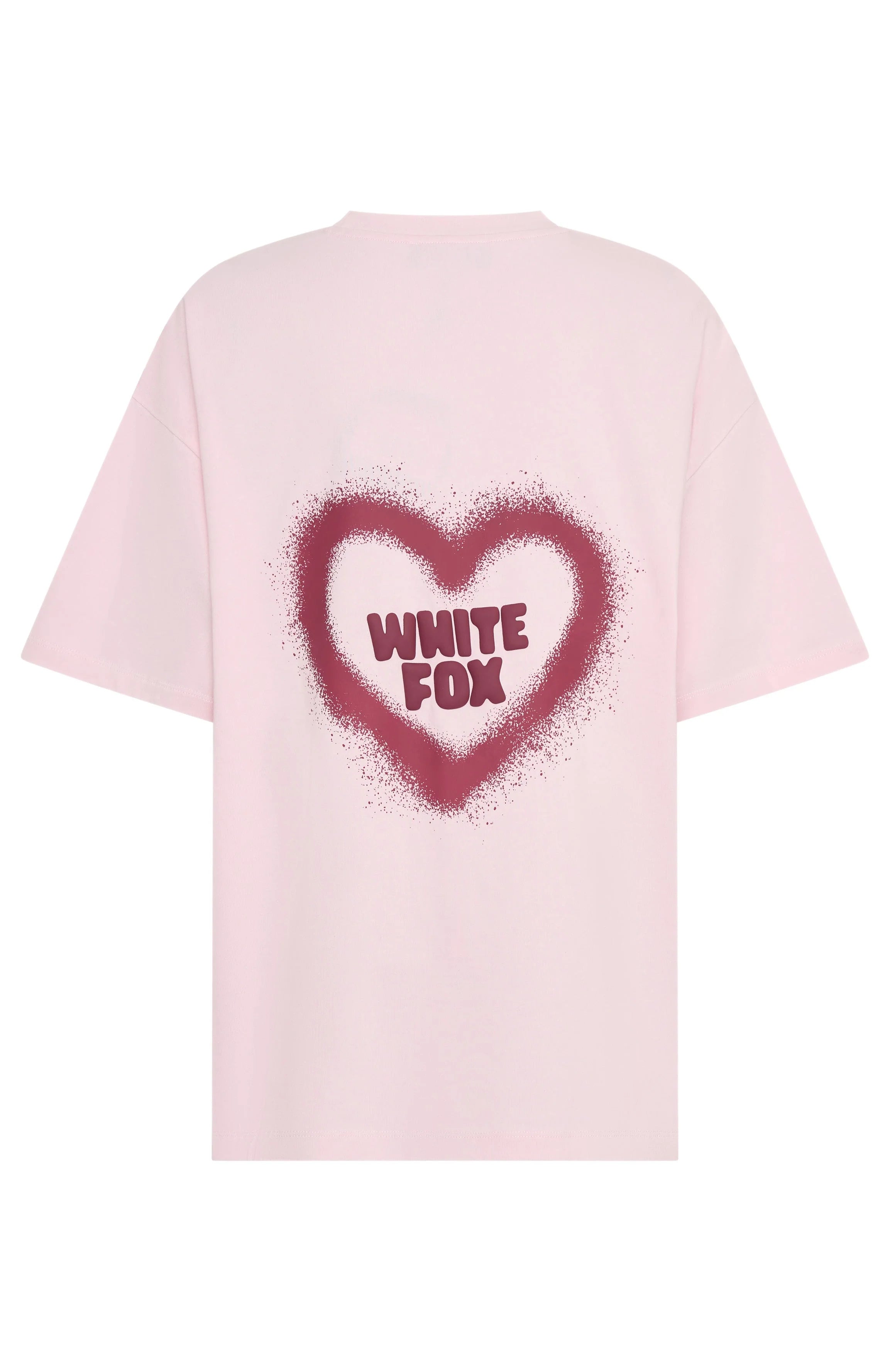 11th Street City Girl At Heart Oversized Tee Strawberry Whip