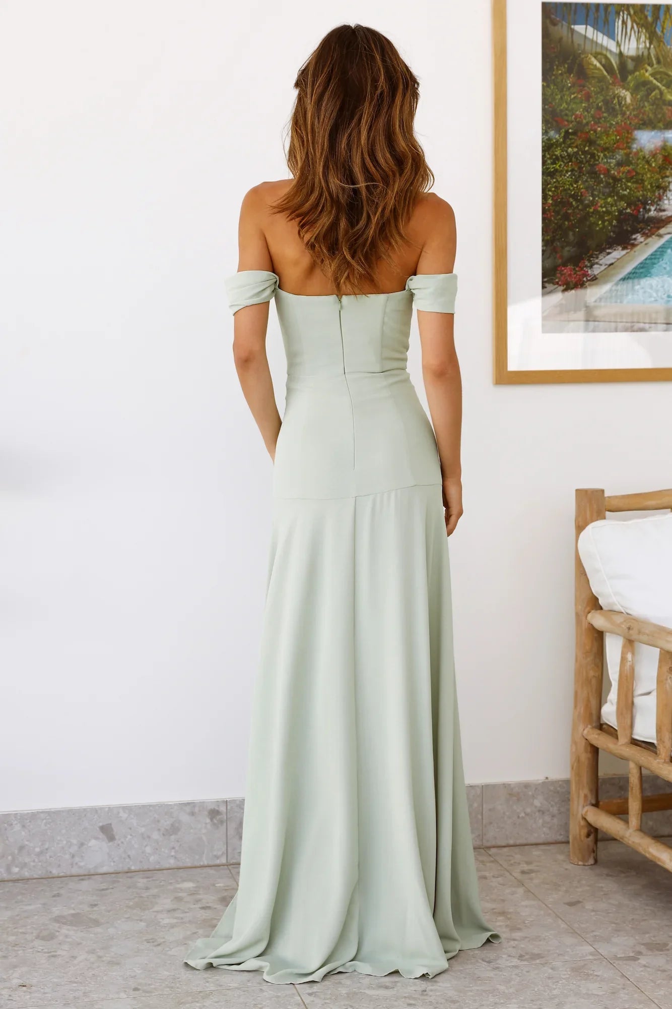 Blushing Cinderella Maxi Dress