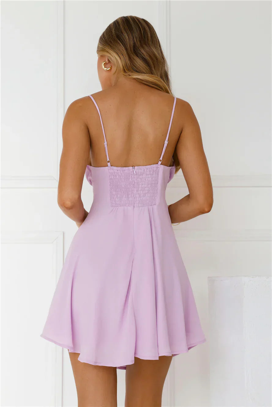 Smile Back At Me Mini Dress Lilac