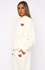 11th Street Sweet Kisses Oversized Hoodie Cake Batter