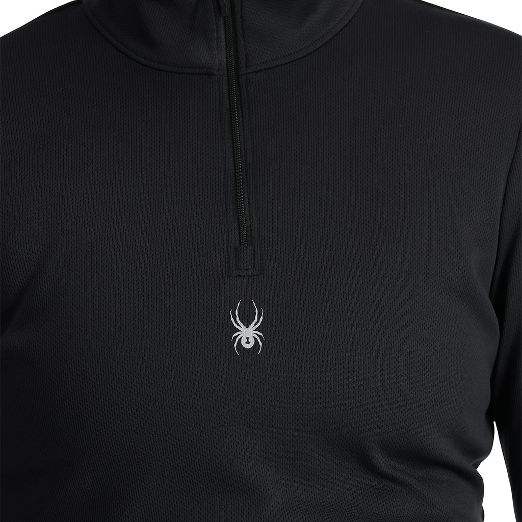 Womens Tempting Half Zip - Black