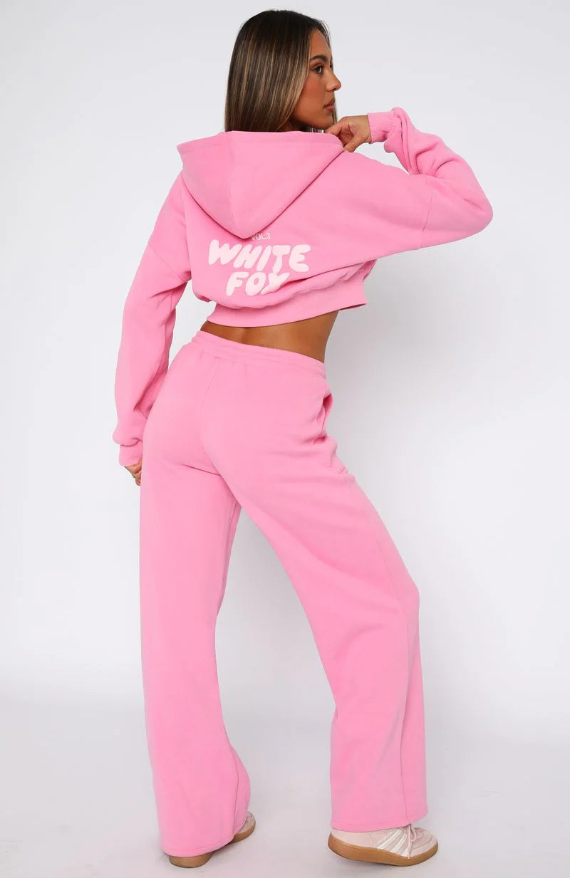 Offstage Wide Leg Sweatpants Bubblegum