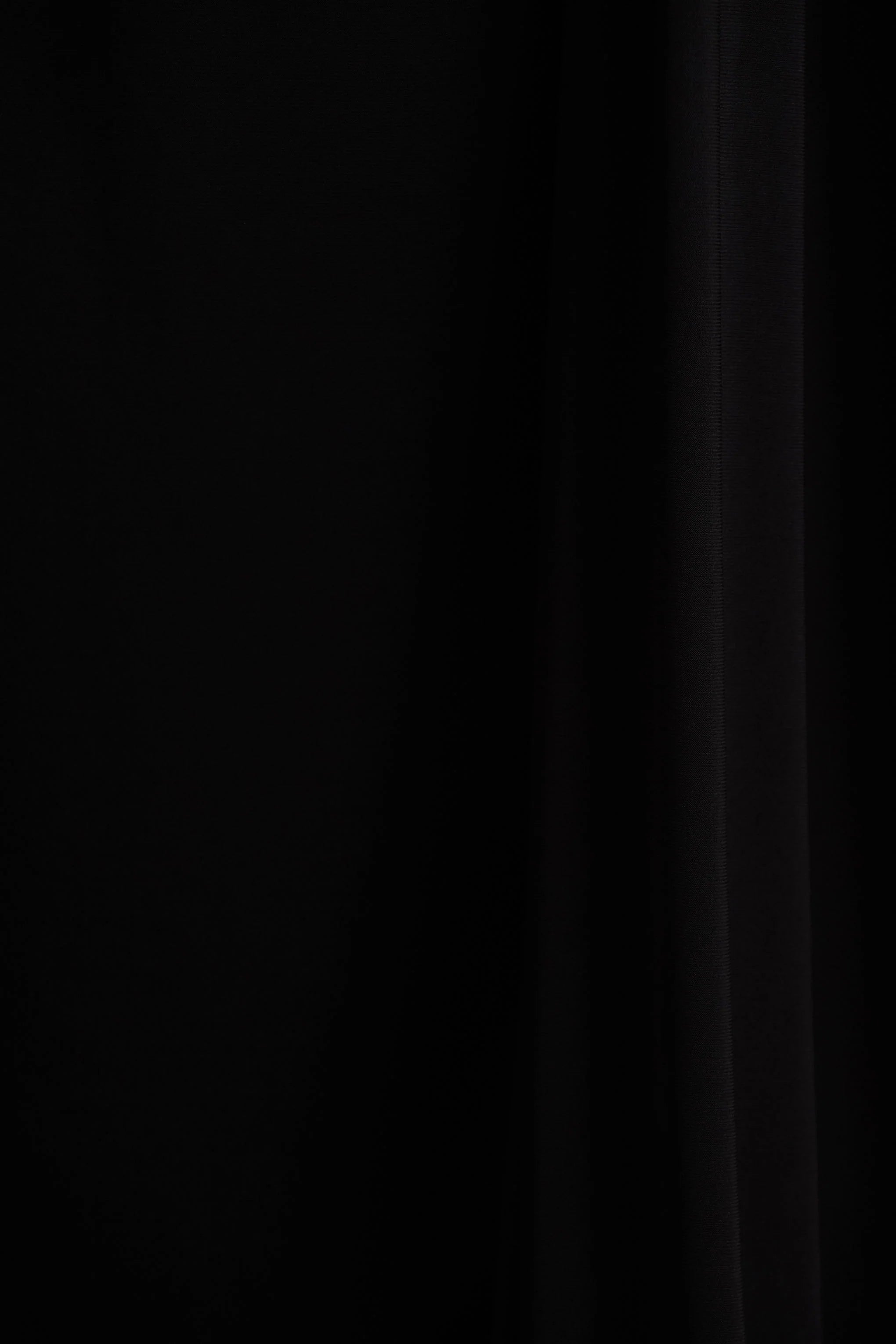 Bonnie | Black Asymmetric-Neck Maxi Dress With Open-Back