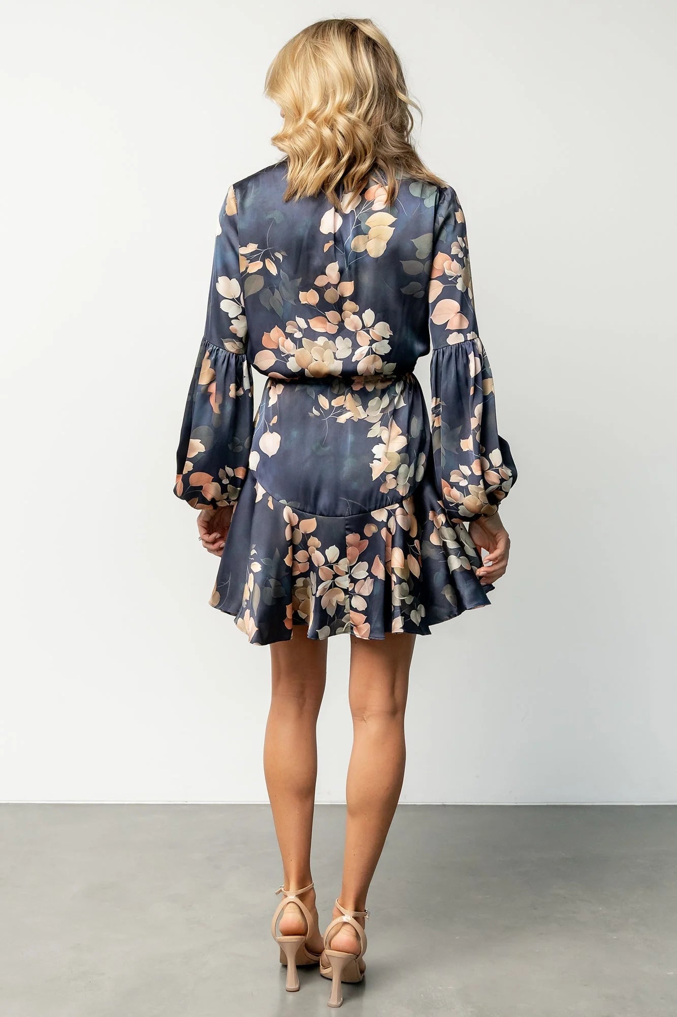 Venice Short Dress | Navy + Multi Floral