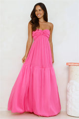 Unforgettable Style Strapless Maxi Dress