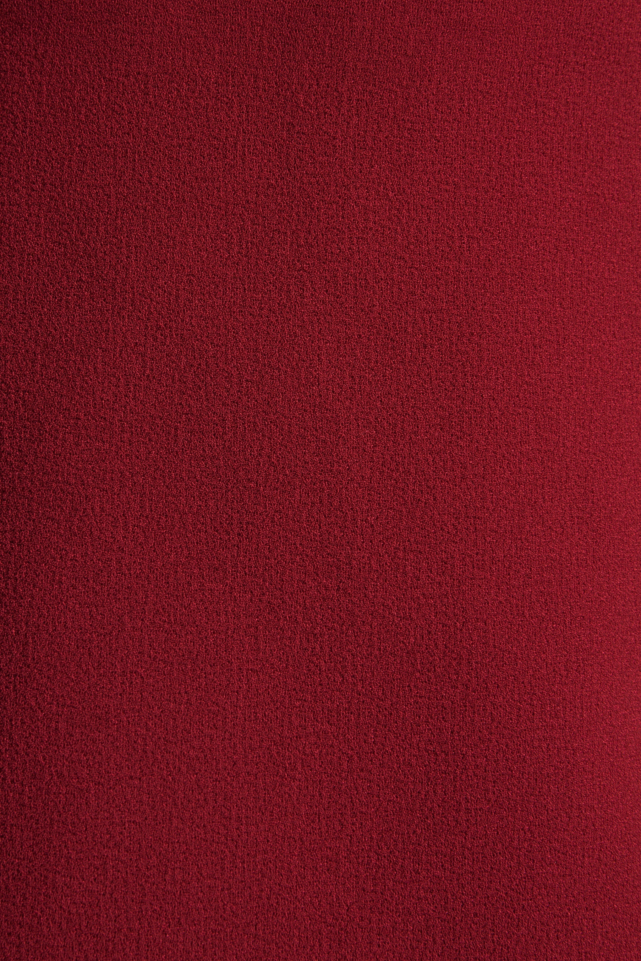 Brandi | Burgundy Bandeau Maxi Dress With Lace Skirt