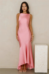 Bespoke Beauty Satin Maxi Dress