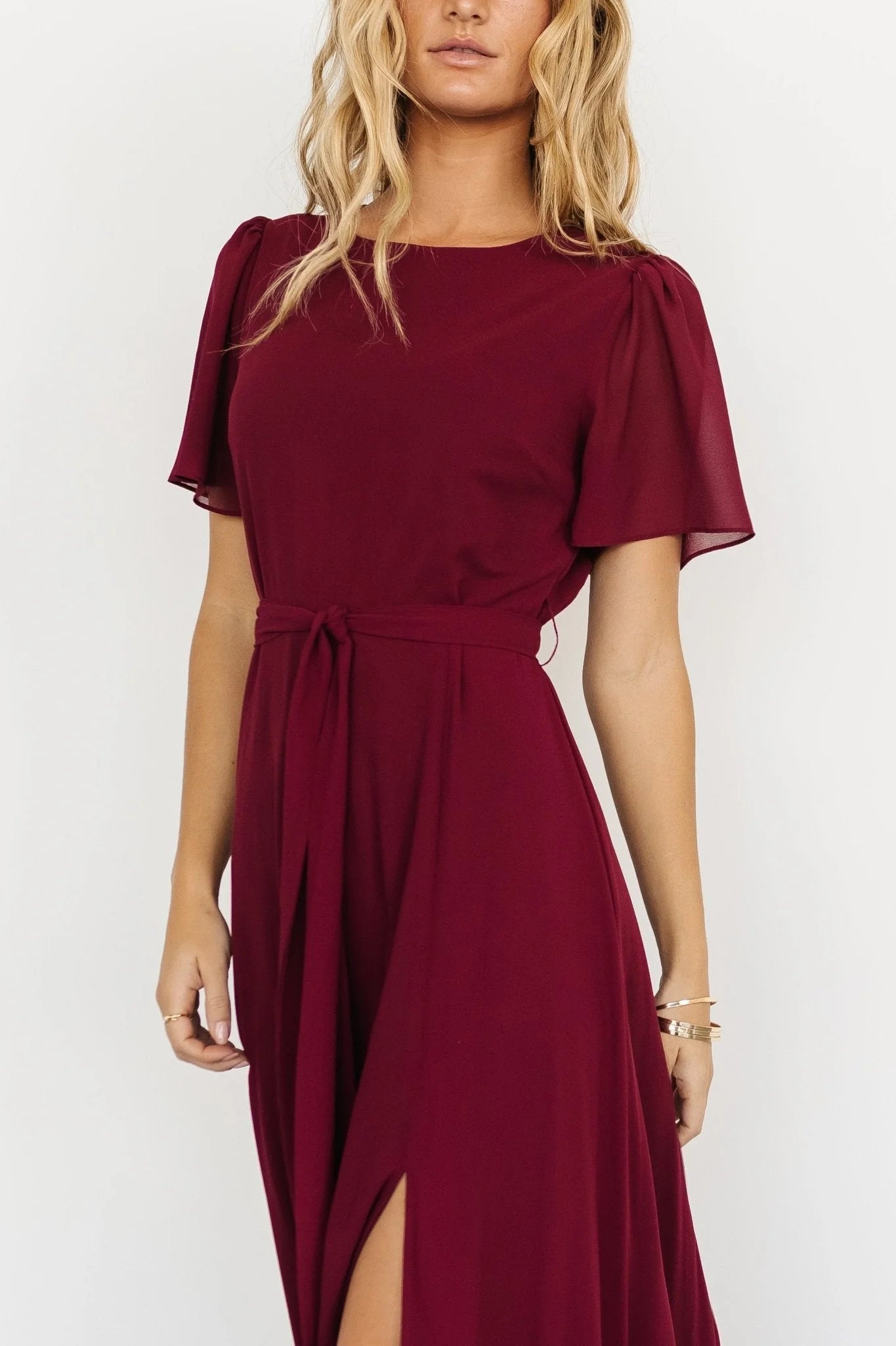 Naomi Short Sleeve Maxi Dress | Mulberry