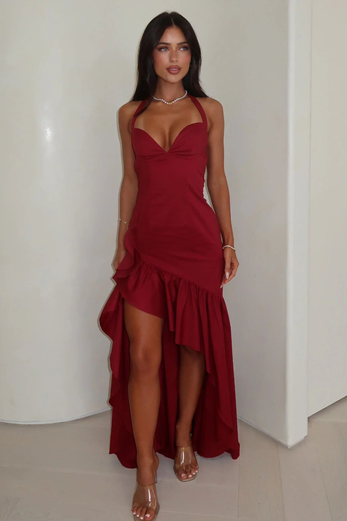 Neva Maxi Dress - Red